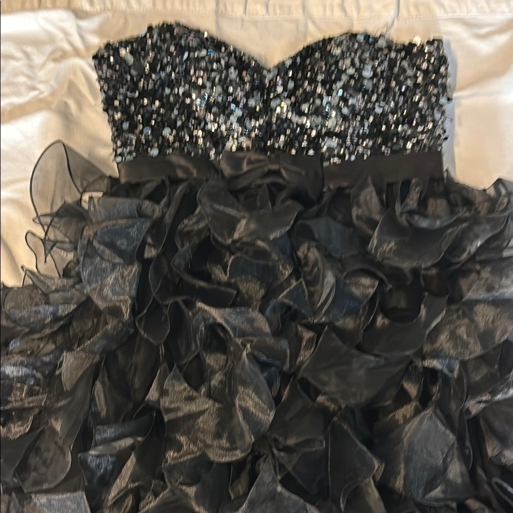 Elegant Strapless Black Dress LIKE NEW